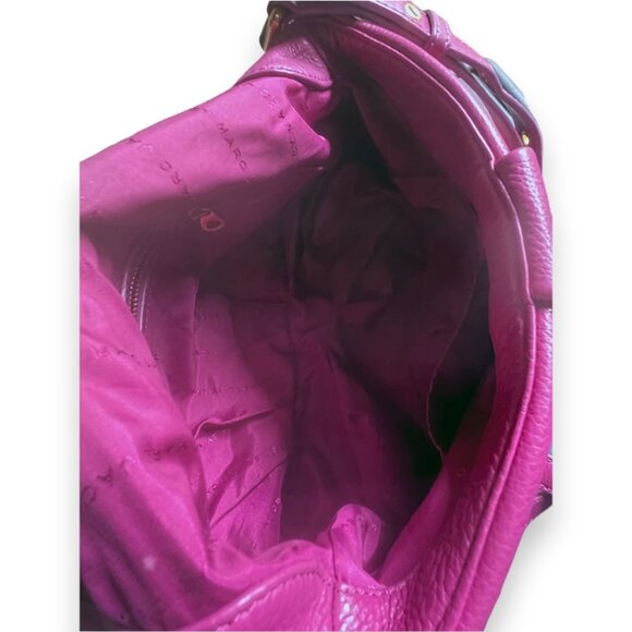 Like new Marc by Marc Jacobs Fuchasia Leather Classic Q Natasha Crossbody Bag - Picture 8 of 13